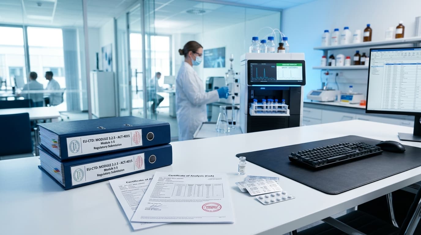Pharmaceutical CTD Dossier and Regulatory Affairs Compliance Lab
